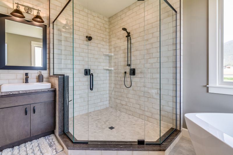 Wide Glass Shower View